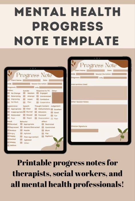 Printable and downloadable progress notes for therapists, social workers, and all mental health professionals! Who said documentation needs to be boring and ugly? It doesn’t! I can get the job done and also look nice! Mental Health Nursing, Note Template, Social Workers, Therapy Tools, Google Forms, Notes Template, Grad School, Social Worker, Who Said