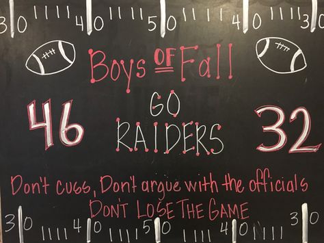 Chalkboard art - Football Football Chalkboard Art, Football Chalkboard, Fall Chalkboard, Art Football, Chalkboard Art, Chalkboard Quotes, Art Quotes, Chalkboard Quote Art, Chalkboard