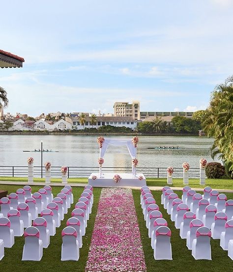 Magical Wedding Venues, Wedding Sri Lanka, Sri Lanka Hotels, Lakeside Garden, Yacht Wedding, Romantic Outdoor Wedding, Hotel Wedding Venues, Garden Wedding Venue, Wedding Venues Beach