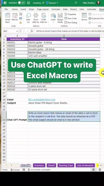 Excel Hacks Microsoft, Microsoft Outlook Tips And Tricks, Excel Automation, Macro Excel Tutorials, Microsoft Excel Formulas How To Use, Excel Macros, Excel For Beginners, Excel Hacks, Microsoft Excel Tutorial