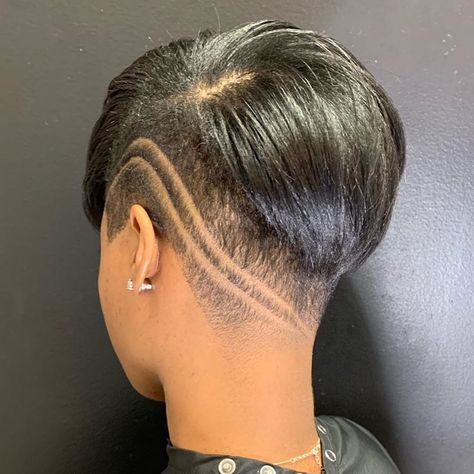 Undercut Side Shave, Side Shave, Finger Waves Short Hair, Short Relaxed Hairstyles, Short Hair Designs, Finger Wave Hair, Finger Wave, Black Hair Updo Hairstyles, Short Shaved Hairstyles