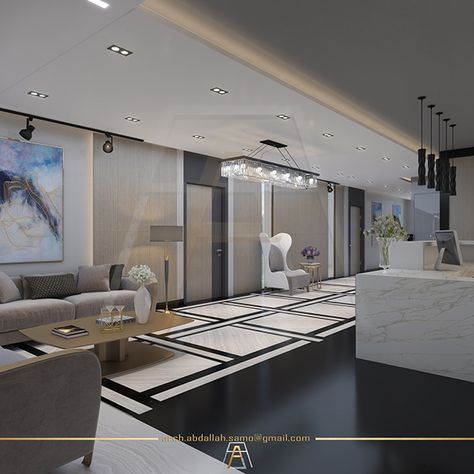 Architecture,Interior Design,3Dmax,Vray Next,Adobe Photoshop,AutoCAD,Vray Render 3dmax Vray, Vray Render, Office Lobby, Architecture Interior Design, Architecture Interior, Interior Architecture Design, Autocad, Saudi Arabia, Lobby