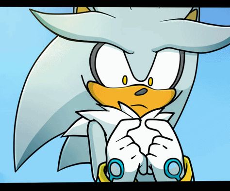 Silver The Hedgehog Gif, Silver The Hedgehog Fanart, Papyrus Undertale, Sonic Fanart, Fictional Character Crush, Silver The Hedgehog, Sonic Funny, Sonic Fan Characters, Sonic Franchise