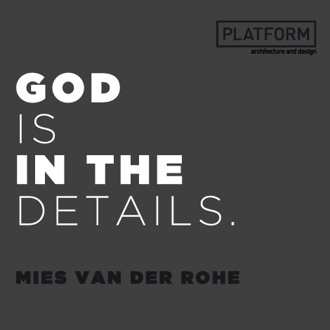 "God is in the details" - Mies van der Rohe ...You agree? God Is In The Details Mies Van Der Rohe, God Is In The Details Quote, Quotes Contentment, Miss Van Der Rohe, Mies Van Der Rohe Quotes, Architect Quotes, God Is In The Details, Details Quotes, Hip Tattoos