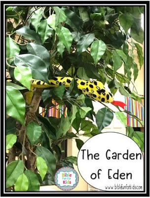 Garden of Eden ideas and songs by Jeanne Dickson #Biblefun #Godmadeit #Genesis Garden Of Eden Vbs Decorations, Eve Songs, Color Worksheet, Cain And Abel, The Garden Of Eden, Black And White Flower, Preschool Class, Stories Ideas, Sunday School Lessons