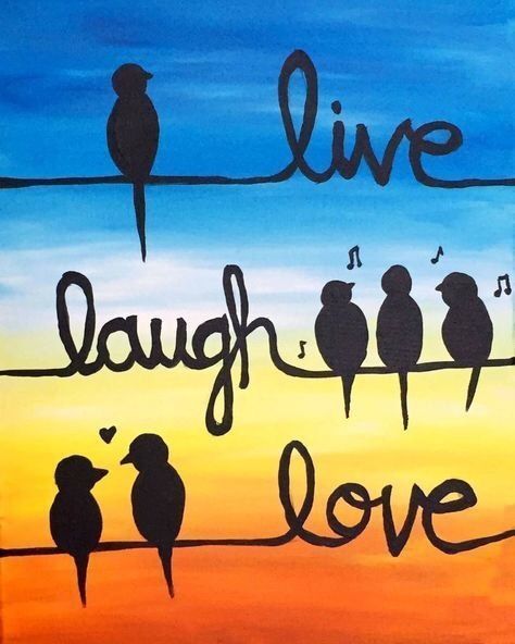 Pin on Animals Acrylic Painting Ideas, Easy Acrylic Painting, Canvas Art Quotes, Small Canvas Paintings, Live Love Laugh, Simple Canvas Paintings, Cute Canvas Paintings, Easy Canvas Art, Canvas Drawings