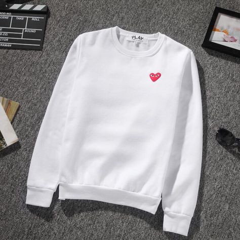 Cdg Play, Athletic Clothes, Men's Pullover, Women Coat, Men's Hoodies, Heart Sweater, Outdoor Leisure, Winter Tops, Des Garcons