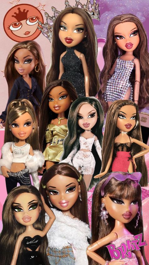 Bratz Outfits Yasmin, Yasmine Bratz Outfit, Light Skin Bratz Doll, Yasmine Bratz Aesthetic, Yasmin Bratz Aesthetic Outfits, Yasmin Bratz Outfit, Bratz Yasmin Aesthetic, Yasmin Bratz Aesthetic, Yasmin Aesthetic