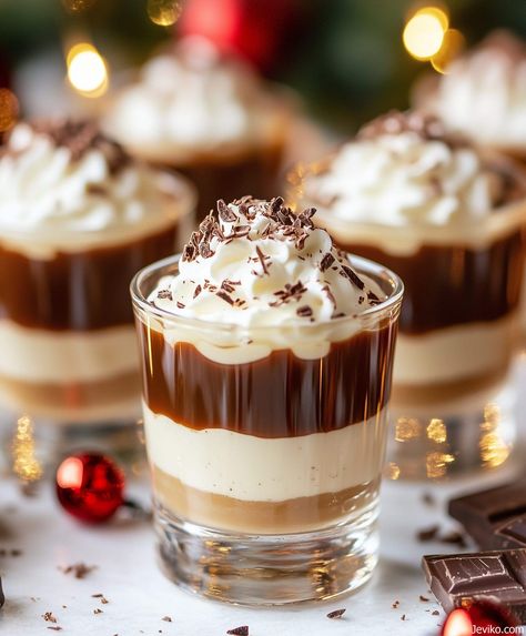 CHRISTMAS CHOCOLATE KAHLUA & BAILEYS PUDDING SHOTS Chocolate Kahlua And Baileys Pudding Shots, Baileys Kahlua Pudding Shots, Champagne Flute Desserts, Christmas Chocolate Kahlua & Bailey’s Pudding Shots!, Kahlua Pudding Shots Recipes, Baileys Dessert Shooters, Christmas Chocolate Kaluha And Baileys Pudding Shots, Christmas Chocolate Kahlua & Baileys Pudding Shots, Christmas Chocolate Kahlua Pudding Shots