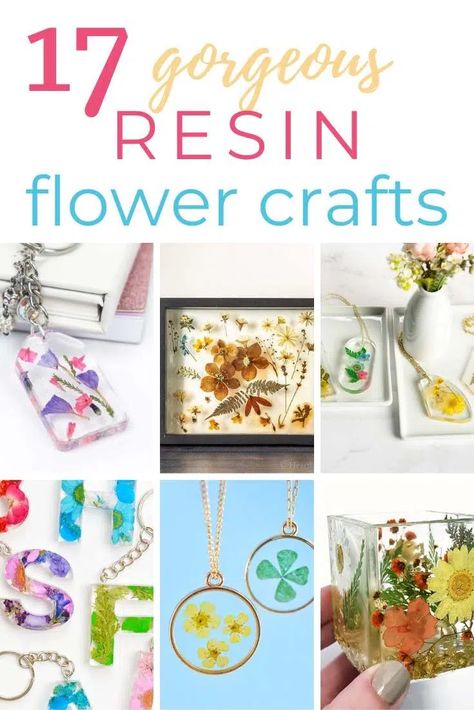 Transform your favorite flowers into beautiful creations with these 17 DIY resin ideas. This is a great way to preserve your wedding bouquet! #amber-oliver #resincrafts #resinprojects Resin Crafts With Flowers, Crafts With Flowers, Preserve Wedding Flowers, Resin Bouquet, Resin Ideas, Favorite Flowers, Diy Resin, Flower Crafts, Wedding Bouquet