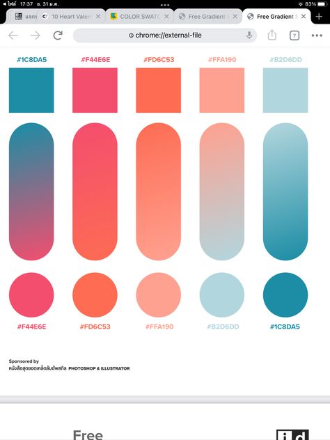 Gradient Colour Palette, Gradient Color Palette, Gradient Palette, Neon Colour Palette, Blush Color Palette, Website Color Palette, Color Design Inspiration, Hex Color Palette, Paint Color Inspiration