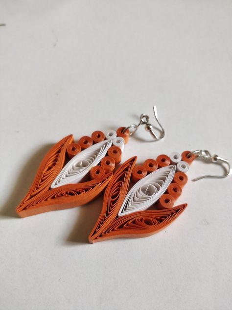 Quilling Earring, Quilling Jewellery, Quilling Dolls, Diy Quilling Crafts, Lemon Earrings, Paper Quilling Earrings, Quilling Projects, Quilled Earrings, Stone Bangles