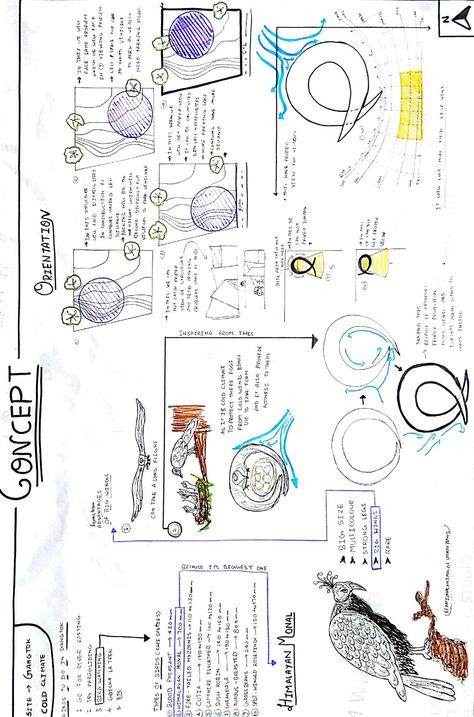 Concept Development Sheet Architecture, Design Concept Sheet Architectural, Micro Climate Architecture, Architect Sketch Concept, Concept Form Development Architecture, Concept Sheet For Interior Design, Concept Development Sheet, Cold Climate Architecture, Museum Concept Ideas