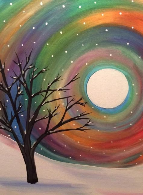 Paint Night Ideas Step By Step, Group Painting Ideas, Acrylic Paintings Easy, Painting Ideas Easy Acrylic, Palm Tree Paintings, Easy Painting Ideas For Beginners, Diy Painting Ideas, Easy Landscape Painting, Painting Ideas For Kids