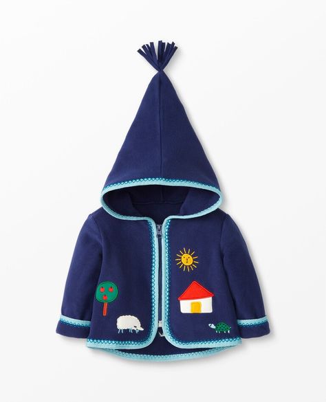 Baby Fleece Jacket | Hanna Andersson Clothes Sweaters, Navy Embroidery, Family Pjs, Cozy Jacket, Boys Knits, Organic Baby Clothes, Blue Embroidery, Boy Accessories