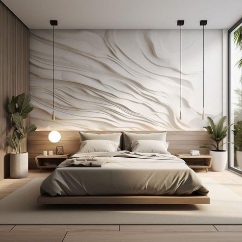 Bedroom Interior Design Luxury, Bedroom Decor For Couples, Modern Bedroom Interior, Bedroom Wall Designs, Dekorasi Kamar Tidur, Luxury Bedroom Master, Bedroom Bed Design, Luxury Rooms, Bedroom Furniture Design