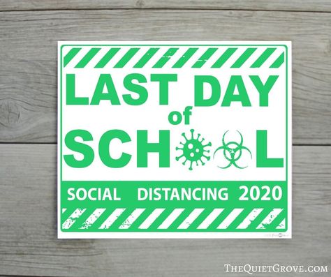 Fun Printable, End Of School Year, Charter School, School Signs, End Of School, School Photos, Last Day Of School, Private School, Printable Signs