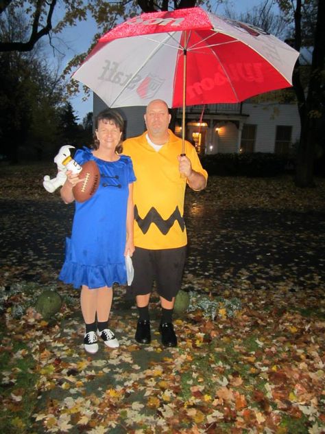 Charlie Brown and Lucy Lucy And Charlie Brown Costume, Charlie Brown And Lucy Costume, Charlie Brown Couple Costume, Linus Charlie Brown Costume, The Great Pumpkin Charlie Brown Costumes, Lucy Charlie Brown Costume, Lucy Halloween Costumes Charlie Brown, Sally Brown Costume, Charlie Brown And Lucy