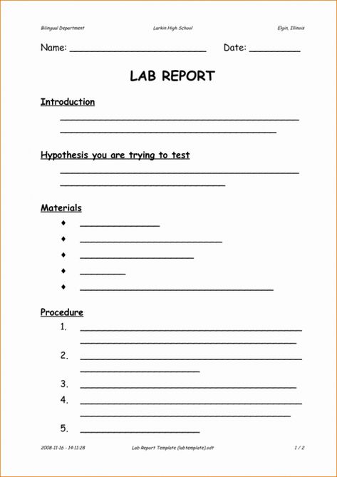 4Th Grade Lab Report Template Excel uploaded by Archie Fraser. Get it on our website  4th grade lab report template - Report templates are an vital device for any business analyst. They give an arranged framework for collecting and also... English Story Writing, Scientific Method Lab, Lab Report Template, Common App Essay, Internship Report, Index Design, Lab Report, Writing Topics, Thesis Writing