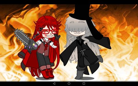 Grell Sutcliff, Gacha Club, Gacha Life, Anime, Quick Saves, Black