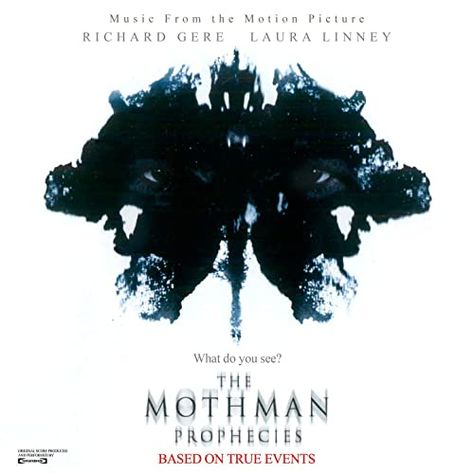 Original Motion Picture Soundtrack for the horror-thriller film The Mothman Prophecies (2002). The music by Various Artists. Mothman Prophecies, The Mothman Prophecies, Indrid Cold, Scariest Movies, The Mothman, Merle Oberon, Horror Fanatic, Strange Events, Sean Penn