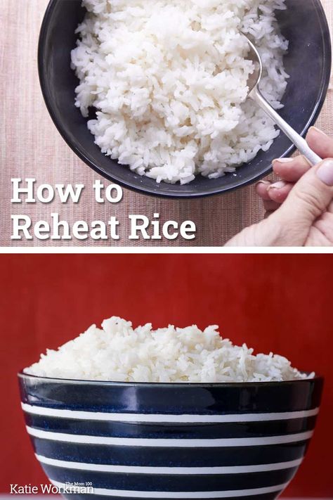 Reheat Rice, Rice For Dinner, How To Reheat Rice, Rice In The Microwave, Rice Types, Rice On The Stove, Dry Rice, Perfect Rice, Leftover Rice