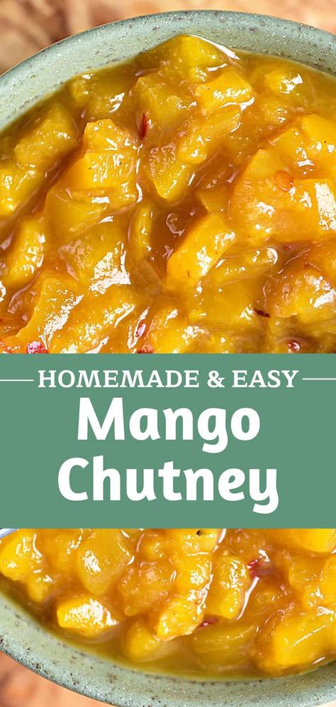 Marinade For Pork, Pineapple Chutney, Mango Chutney Recipe, Pork Marinade, Apple Chutney, Meat Marinade, Tandoori Masala, Mango Chutney, Chutney Recipe