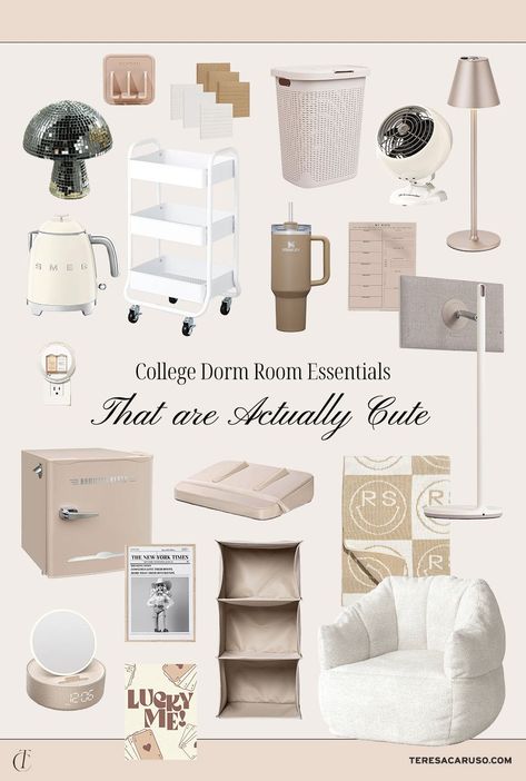 Collage Dorm Room Essentials, Fancy Dorm Room Ideas, Amazon Dorm Room Must Haves, Things You Must Have In Your Room, Bedroom Ideas For Dorm Rooms, Things You Should Have In Your Room, Dorm Room Kitchen Essentials, College Things You Need, Amazon Dorm Decor