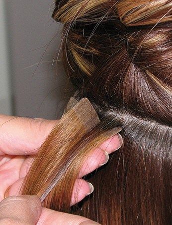 ever wonder if tape in hair extensions are right for you? here's some things to think about and ask your stylist Brunette Wigs, Wavy Mid Length Hair, Diy Hair Extensions, Hair Fan, Hair Tricks, Bella Hair, Hair Business, Hair Extentions, Fashionably Late