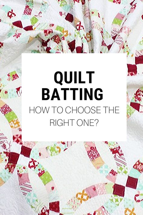 Best Batting For Quilts, Quilt Batting Choosing, Quilt Batting Alternative, Beginner Quilting, Quilt Techniques, Quilting 101, Quilt Tips, Beginner Quilt, First Quilt