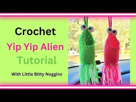 (1237) Crochet With ME!! Fun and Easy Yip Yip Alien Tutorial - YouTube Crochet Yip Yip Pattern, Yip Yips Crochet Pattern, Yup Yip Crochet Pattern, Crochet Mini Yip Yip Free Pattern, Yup Yips Crochet, Free Yip Yip Crochet Pattern, Mini Yip Yip Crochet Pattern Free, Crochet Mini Yip Yip, Mini Yip Yip Crochet Pattern