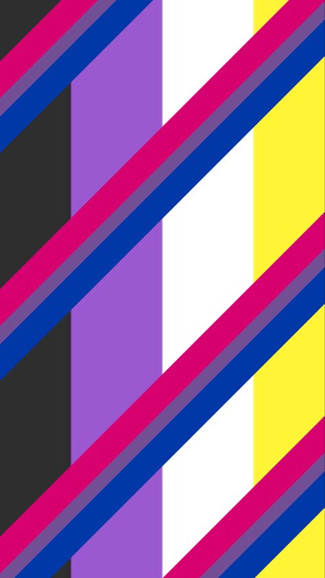 Bisexual Nonbinary wallpaper made by me. Non Binary And Bisexual, Non Binary Wallpaper, Nonbinary Wallpaper, Demi Pride, Bisexual Wallpaper, Pride Wallpapers, 1 Wallpaper, Scrapbook Stuff, 1% Wallpaper