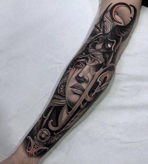 #tattoo #mentattoo #tattoomen  #art  #stylerage Tattoo Off, Tattoo Catalog, Skull Sleeve, Rose Tattoos For Men, Traditional Style Tattoo, Skull Sleeve Tattoos, Leg Tattoo Men, Meaningful Tattoos, Rose Tattoos