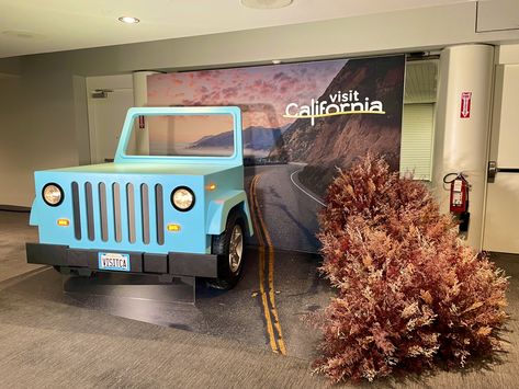 A photo moment for TravMedia✨ guests were able to hop in the car for this interactive photo op 📸 #bfloralnyc #travmedia #photoop #photomoment #flower #inspo #branded event Interactive Photo Backdrop, Interactive Photo Op, Car Photobooth, Photo Moment, White Claw, Winter Car, Stage Set Design, Sip N Paint, Car Themes