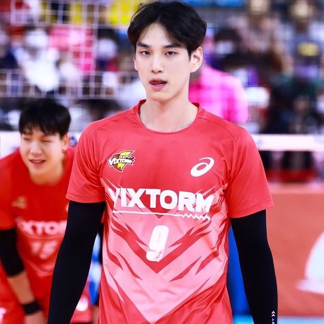 Lim Sungjin Boyfriend Material, Lim Sungjin Volleyball, Sungjin Volleyball, Volleyball Boyfriend, Volleyball Korea, Lim Sungjin, Bf Material, Number 9, Pose Reference Photo