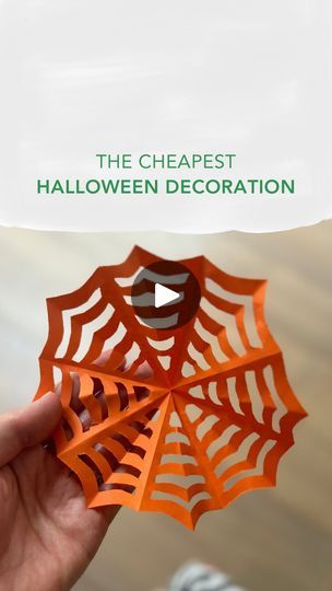 4.4K views · 172 reactions | Looking to get impactful Halloween decorations on a budget this year? We have just the craft for you and your child.  We used bright orange origami paper, but you could just as easily cut any paper down to a square. And it could be any size too. Imagine a giant web against your window?   We've got plenty more free Halloween crafts to come, AND a brand new spooky product to launch next week. It was supposed to be this week, but a bit of chaos got in the way 🤪 Follow along to get into the spirit with us. 🧡   #papercraft #halloweencraft #halloweencrafts #halloweencraftsforkids #cottontwist #spidersweb #halloween2024 #freecraftsforkids #craftideasforkids #craftideas | Cotton Twist by Anne-Clare Ribbons - Craft Kits & Gifts | Clean Bandit · Cry Baby (KC Lights Rem Halloween Decorations On A Budget, Kc Lights, Decorations On A Budget, Cheap Halloween Decorations, Clean Bandit, Halloween Paper Crafts, Halloween Crafts For Kids, Halloween Paper, Free Halloween