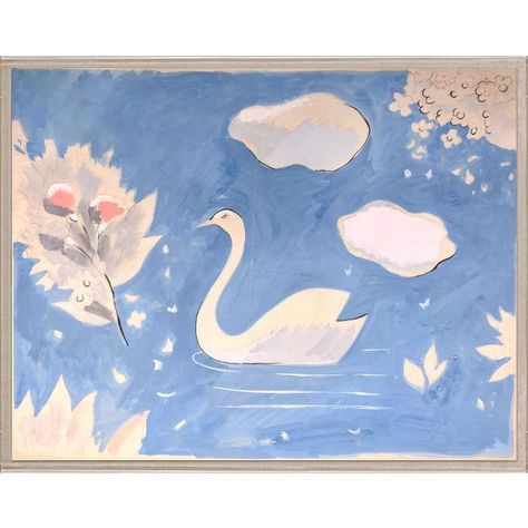 New Paule Marrot Wall Art to Love | The Well Appointed House Design, Fashion and Lifestyle Blog Swan In Lake, Paule Marrot, Picture Frame Molding, Art Deco Movement, Natural Curiosities, Lake Art, Lake Wall Art, Textile Artist, Acrylic Box