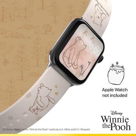 Amazon.com: Disney Beauty and the Beast Smartwatch Band - Officially Licensed, Compatible with Every Size & Series of Apple Watch (watch not included) : Cell Phones & Accessories Disney Alice In Wonderland, Disney Beauty And The Beast, Disney Alice, Disney Winnie The Pooh, The Beast, Phones Accessories, Apple Watch Bands, Smartwatch, Beauty And The Beast