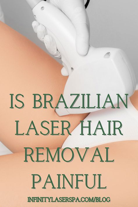 Removing unwanted hair around the bikini area is always a bit sensitive. First, the area is indeed very sensitive. Second, flashing your intimate parts at a technician may feel a bit uncomfortable. And third, because it is outright painful. Especially if you wax. Is Brazilian laser hair removal as painful as what peopl Laser Hair Removal Brazilian, Brazilian Hair Removal, Reduce Hair Growth, Hair Facts, Laser Removal, Hair Growth Cycle, Body Waxing, Hair Help, Hair Starting