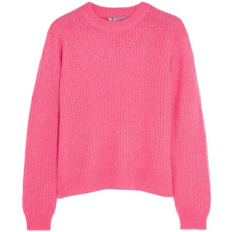 T by Alexander Wang Ribbed-knit sweater (3 335 UAH) ❤ liked on Polyvore featuring tops, sweaters, knit, pink, pink sweater, ribbed knit top, loose fit tops, loose fitting tops and loose sweater Alexander Wang Sweater, Stylish Baby Girl Outfits, Winter Dance, Pullovers Outfit, Pull Rose, Winter 22, Fashion Wishlist, Loose Fitting Tops, Ribbed Knit Sweater