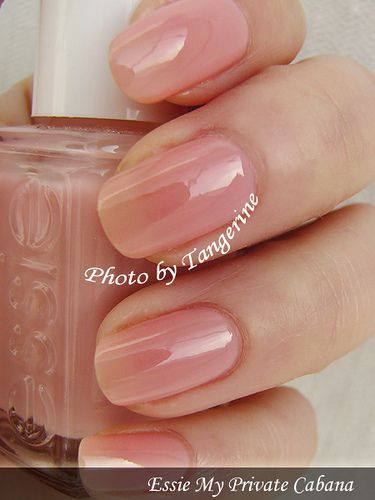 Essie My Private Cabana. My go-to sheer pink. | See more nail designs at http://www.nailsss.com/nail-styles-2014/ Unghie Sfumate, Linda Hallberg, Essie Nail Polish, Pink Nail, Essie Nail, Neutral Nails, Nail Polish Colors, Nude Nails, Nail Art Design