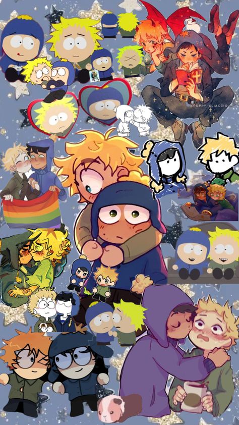 #southpark #creeksouthpark #wallpaper Creek Wallpaper, Tweek And Craig, Creek South Park, Tweek Y Craig, South Park, Digital Art, Wallpapers, Anime, Art