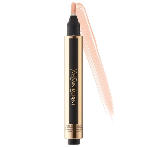 Yves Saint Laurent Touche Eclat High Cover Radiant Concealer Undereye Concealer, Dark Undereyes, Ysl Makeup, Shade Finder, Touche Eclat, Under Eye Puffiness, Best Concealer, Liquid Concealer, Natural Contour