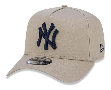 Boné New Era New York Yankees Ny 9forty Bege Kaki Aba Curva Bone Ny, Ny Cap, Swag Hats, Ny Yankees, Material Girls, New York Yankees, New Era, Mlb, Bones