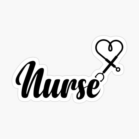 Get my art printed on awesome products. Support me at Redbubble #RBandME: https://www.redbubble.com/i/sticker/Nurse-Sticker-Nurses-2020-stickers-nursing-stickers-by-Yedesign/47356085.EJUG5?asc=u Nurse Logo Aesthetic, Nursing Stickers, Nurse Logo, Nurse Bae, Lpn Nurse, Instagram Story Stickers, Goblin Kdrama, Story Stickers, Nurse Aesthetic