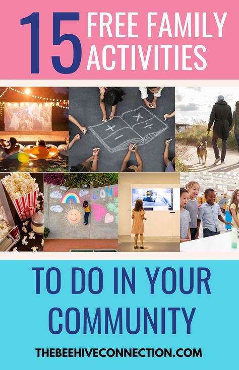 15 free activities near you Monthly Family Activities, Cheap Family Activities, Fun Indoor Activities For Kids, Family Weekend Activities, Family Night Activities, Activities For Kids At Home, Family Activities Preschool, Free Family Activities, Family Involvement