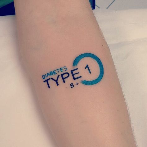 Type 1 Tattoo Ideas, T1d Tattoo, 1 Tattoo, Type One, Body Mods, Tattoo On, Type 1, Tattoo Design, Tatting