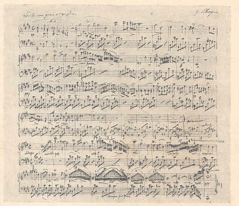 Chopin's Nocturne in C sharp minor  “After playing Chopin, I feel as if I had been weeping over sins that I had never committed, and mourning over tragedies that were not my own.” - Oscar Wilde. C Sharp, Music Manuscript, Az Art, Classical Music Composers, Frédéric Chopin, George Sand, Etiquette Vintage, Music Composition, Music School