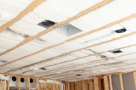 Soundproof Basement Ceiling, Basement Ceiling Ideas Cheap, Finishing Basement Walls, Soundproof Ceiling, Soundproofing Material, Ceiling Insulation, Basement Apartment, Basement Ceiling, Basement Walls