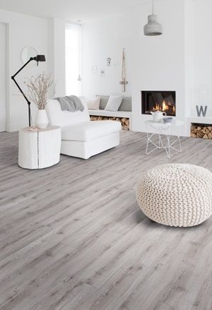 Bedroom Flooring Ideas Master Modern, Modern Vinyl Flooring, Grey Vinyl Flooring, Wood Floor Design, Grey Wood Floors, Hall Decor, Room Renovation, Grey Flooring, Living Room Flooring